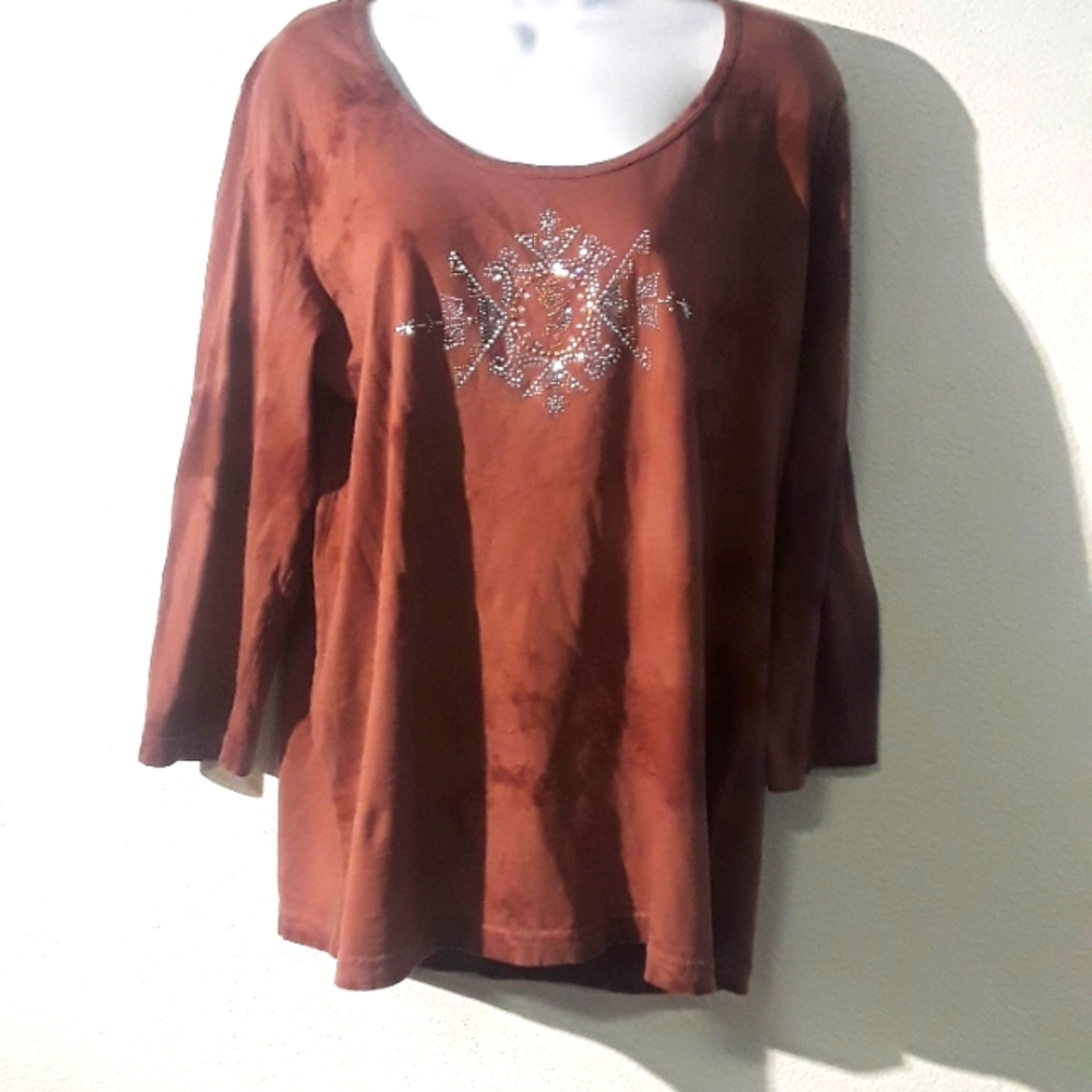 *VTG. CACTUS BAY APPAREL MADE IN THE U.S.A. SZ XL 100% COTTON SHIRT